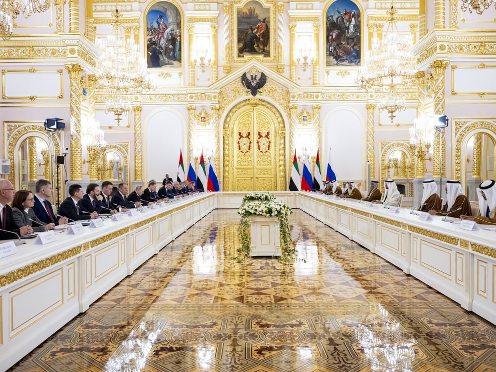 UAE, Russian Presidents hold talks in Moscow to strengthen strategic partnership