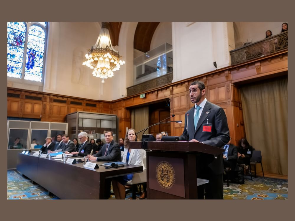Assistant Minister for Energy and Sustainability Affairs heads UAE delegation to International Court of Justice hearings on states’ obligations regarding climate change