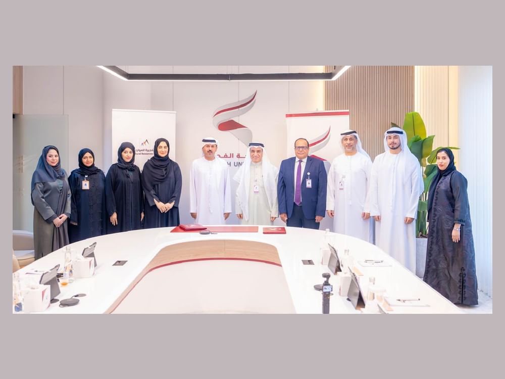 اتفاقية تعاون بين الفجيرة للموارد الطبيعية وجامعة الفجيرة