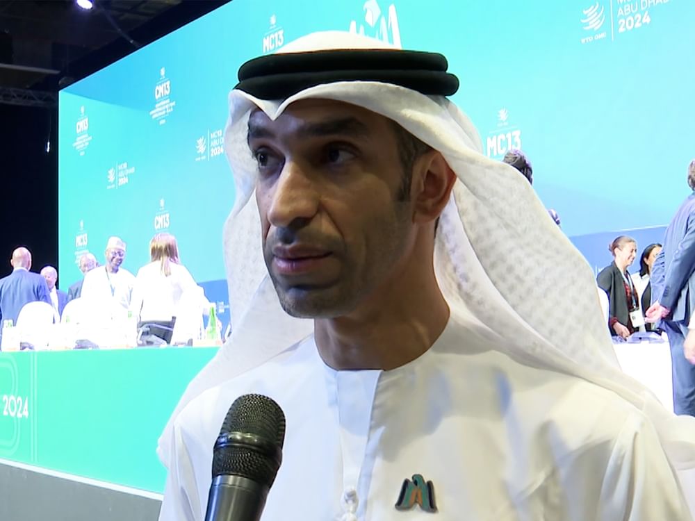 Il fascicolo sull'agricoltura è stato affrontato per la prima volta alla conferenza ministeriale dell'OMC: Al Zeyoudi