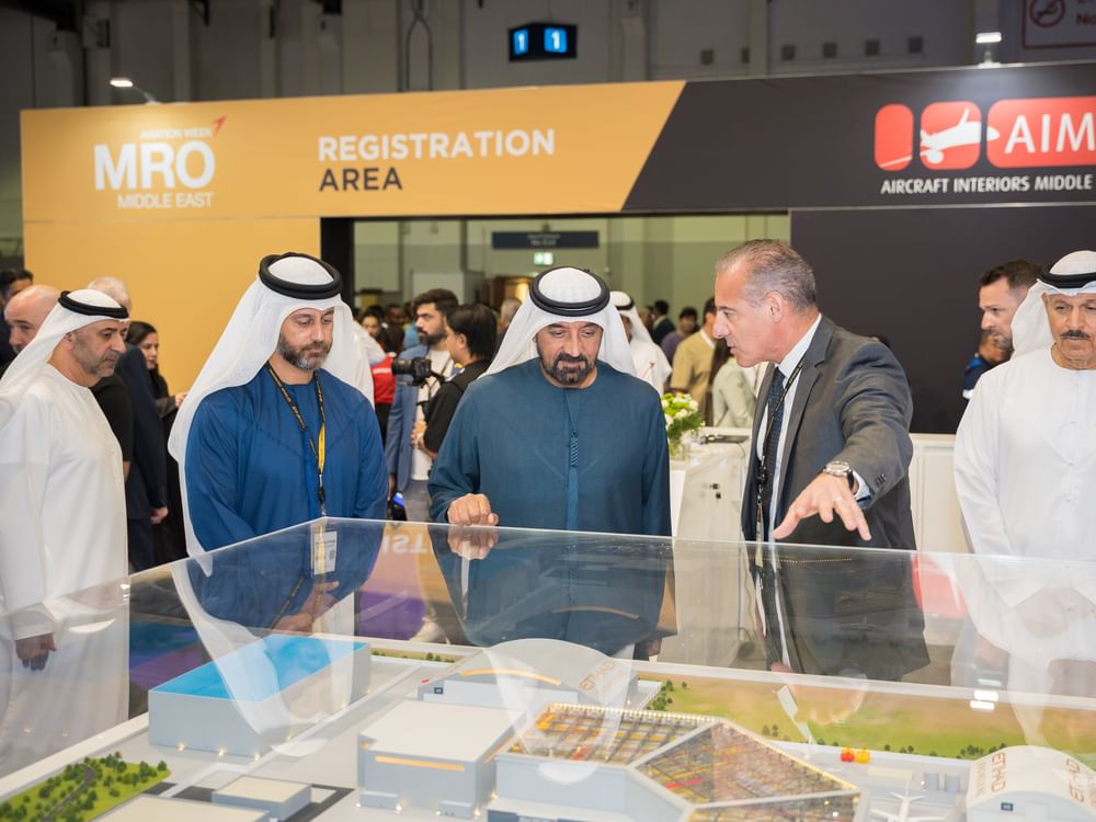 Ahmed bin Saeed opens MRO Middle East, Aircraft Interiors Middle East