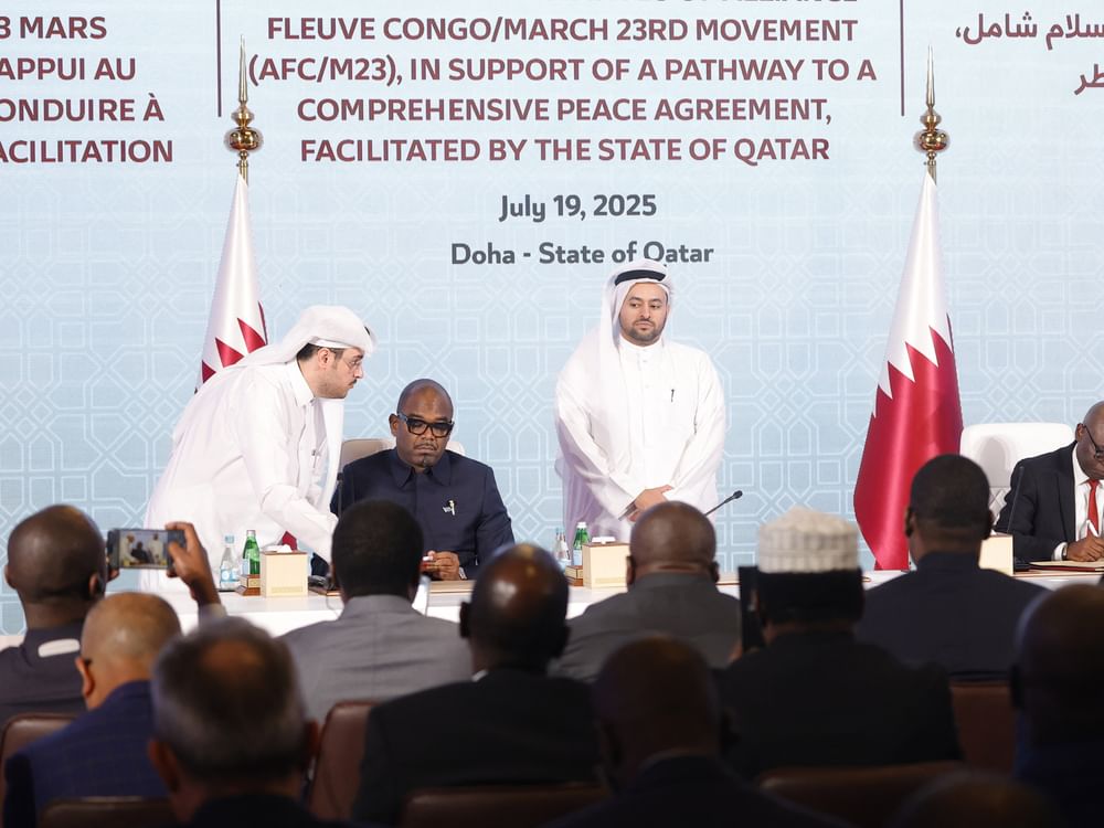 الكونغو الديموقراطية والمتمردون يوقعون إعلان مبادئ لوقف إطلاق النار