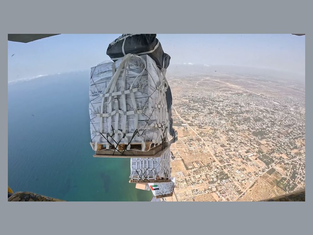 UAE continues airdrops over Gaza for third consecutive day as part of ‘Birds of Goodness’ operation