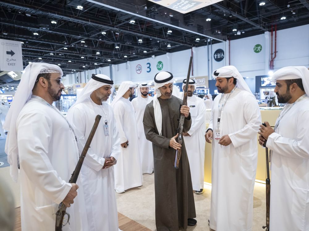 Hamdan bin Mohamed bin Zayed visits 23rd Abu Dhabi International Hunting and Equestrian Exhibition