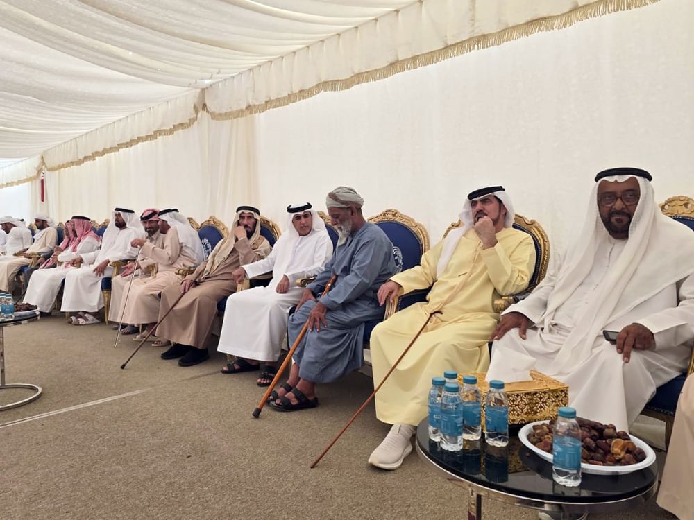 سالم بن سلطان القاسمي يعزي بوفاة علي سيف الكتبي برأس الخيمة