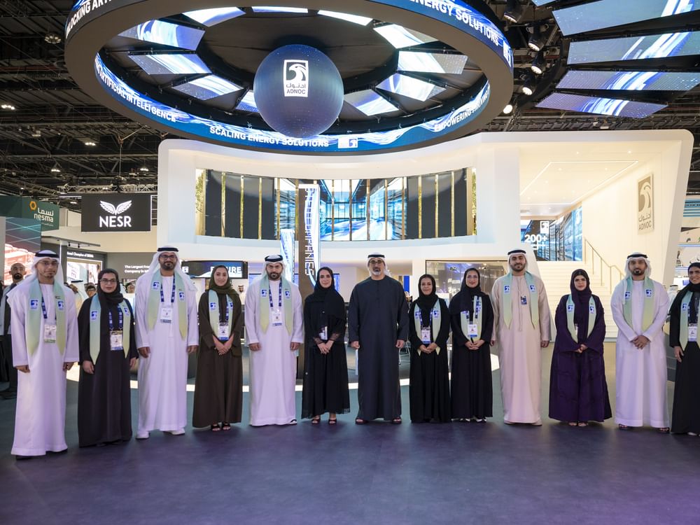 خالد بن محمد بن زايد يزور معرض ومؤتمر أبوظبي الدولي للبترول "أديبك 2025"