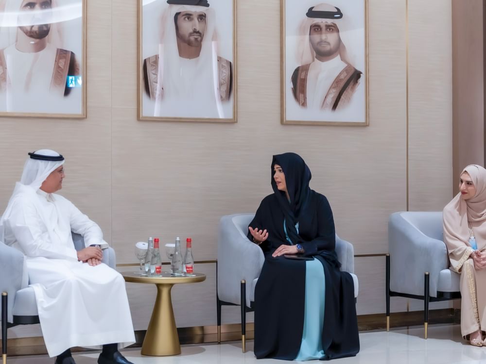 Latifa bint Mohammed meets President of Bahrain Authority for Culture & Antiquities