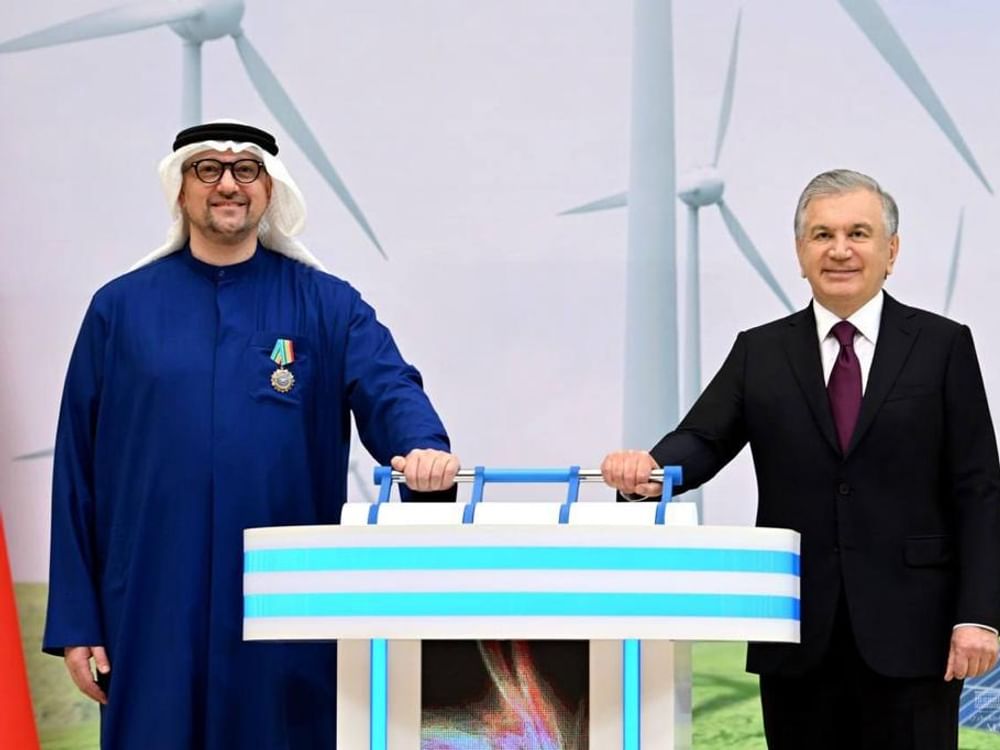 President of Uzbekistan witnesses grid connection of Masdar projects totalling 1.4GW of Clean Energy to National Grid