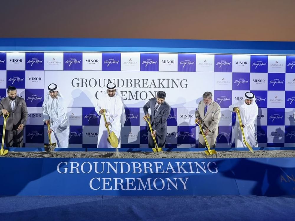 UAQ CP witnesses groundbreaking ceremony for new Anantara Resort and Residences on Al Siniya Island