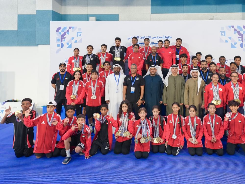 UAE secures title of 30th GCC Swimming Championship