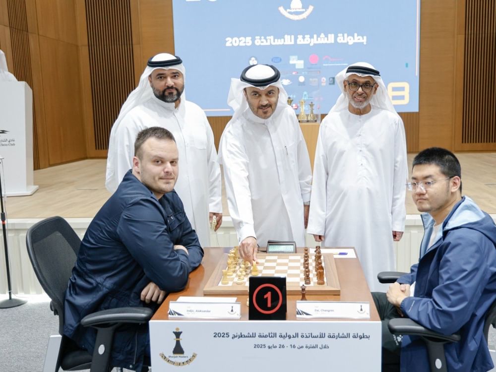 "الشارقة لأساتذة الشطرنج" تدخل مراحلها النهائية