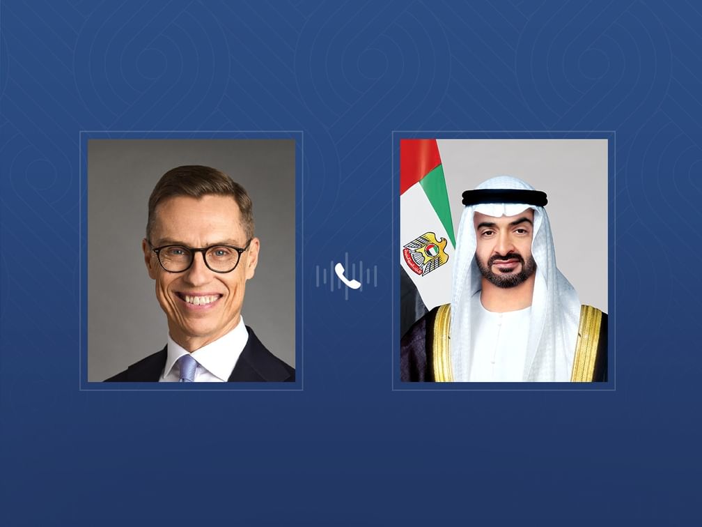 رئيس الدولة ورئيس فنلندا يبحثان هاتفياً علاقات البلدين والتطورات الإقليمية