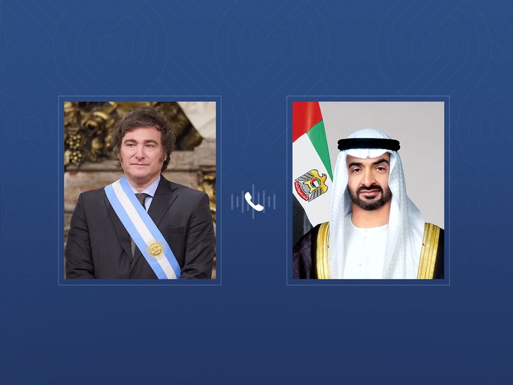 رئيس الدولة يبحث خلال اتصال هاتفي مع رئيس الأرجنتين التطورات الإقليمية