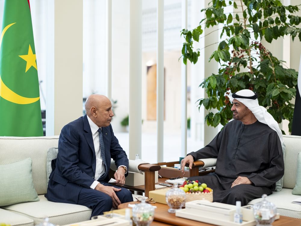 Le président des Émirats arabes unis et le président mauritanien examinent la coopération bilatérale et les évolutions régionales