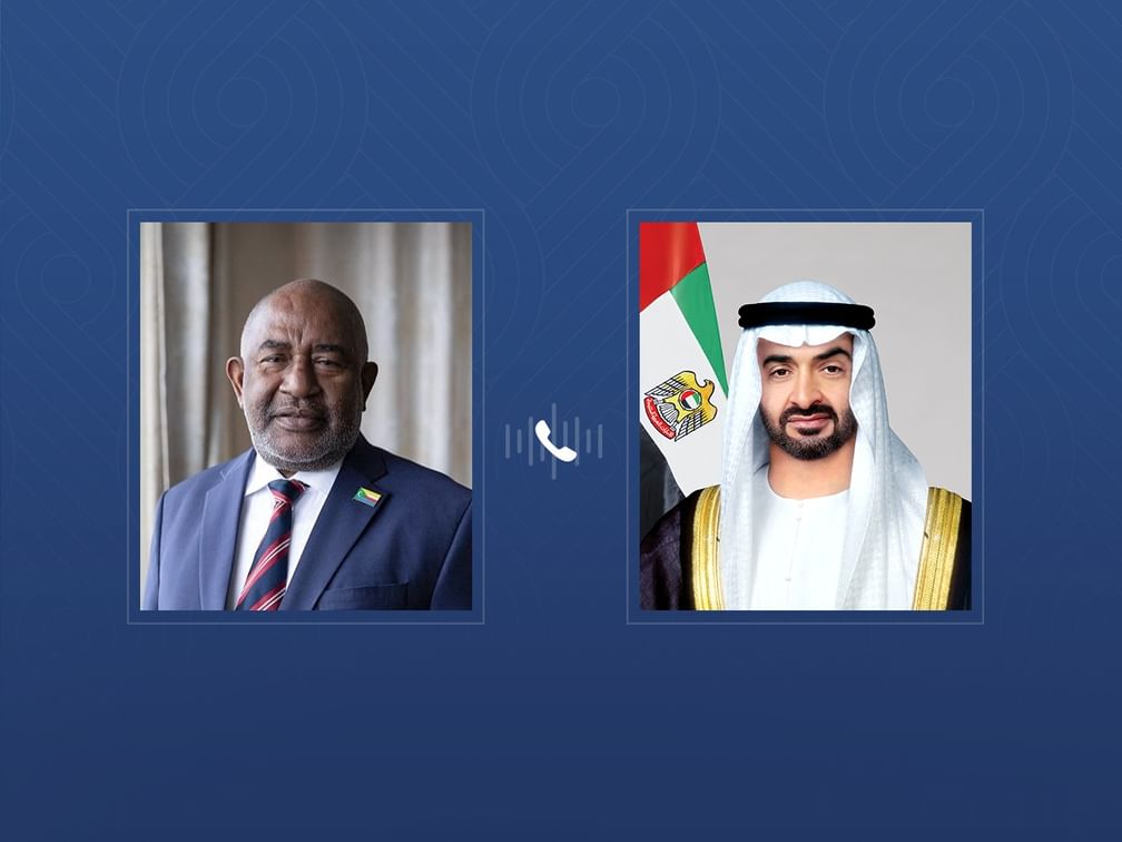 UAE President receives phone call from President of the Union of the Comoros on regional developments