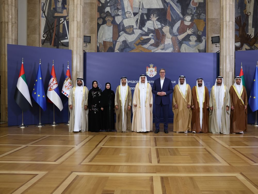 الرئيس الصربي يستقبل رئيس المجلس الوطني الاتحادي.. ويؤكد على العلاقات الوثيقة التي تجمع البلدين