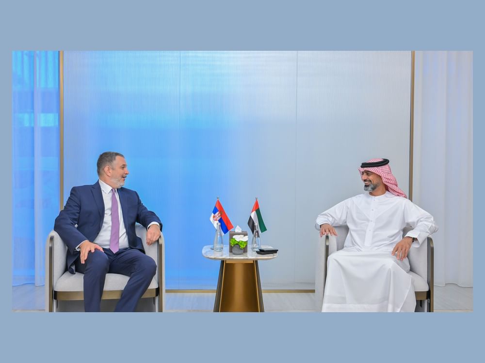 अजमान के क्राउन प्रिंस ने सर्बियाई एम्बेसडर से मुलाकात की