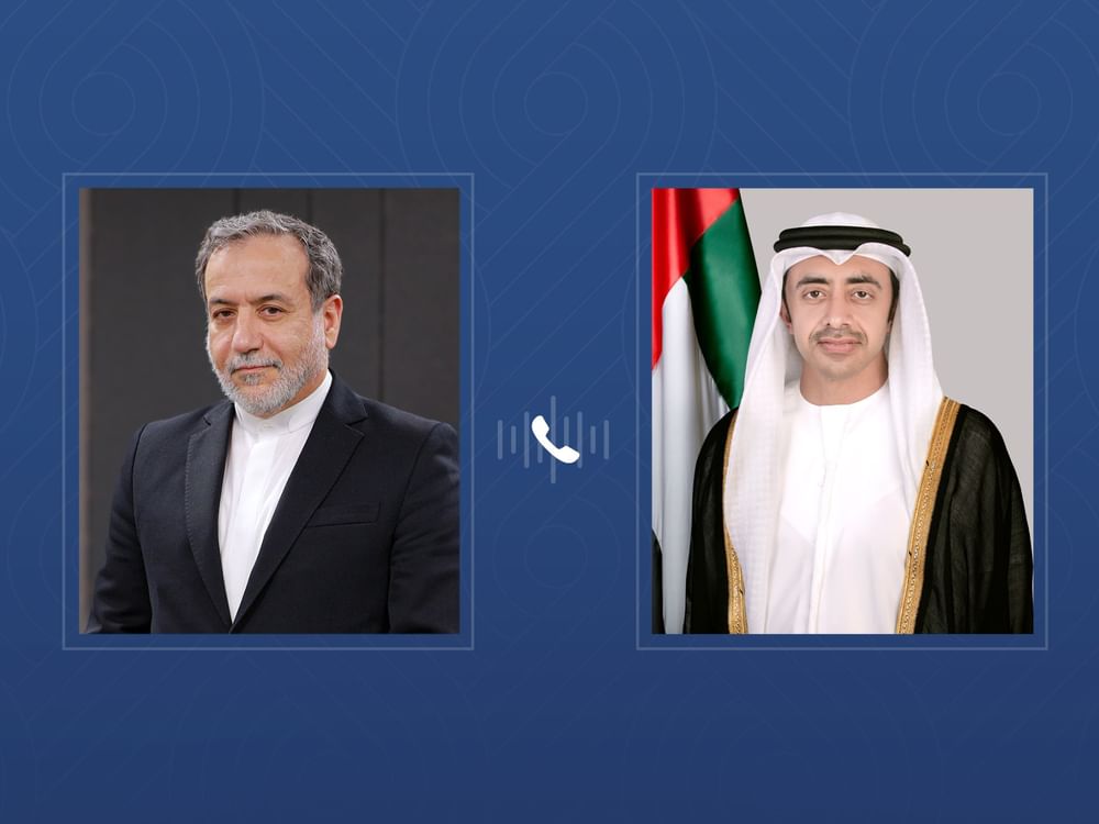 Ministro de Asuntos Exteriores emiratí habla por teléfono con su homólogo iraní