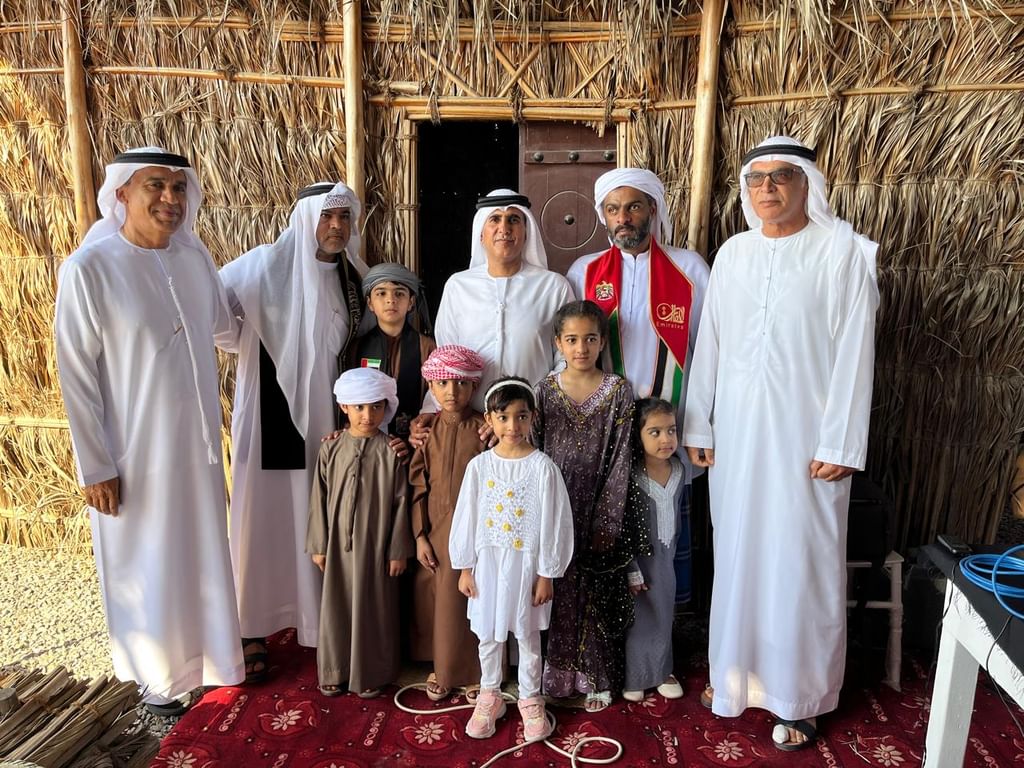 سالم بن سلطان القاسمي يحضر احتفالية خاصة بعيد الاتحاد الـ53 تحت شعار " تراثنا نفخر به " 