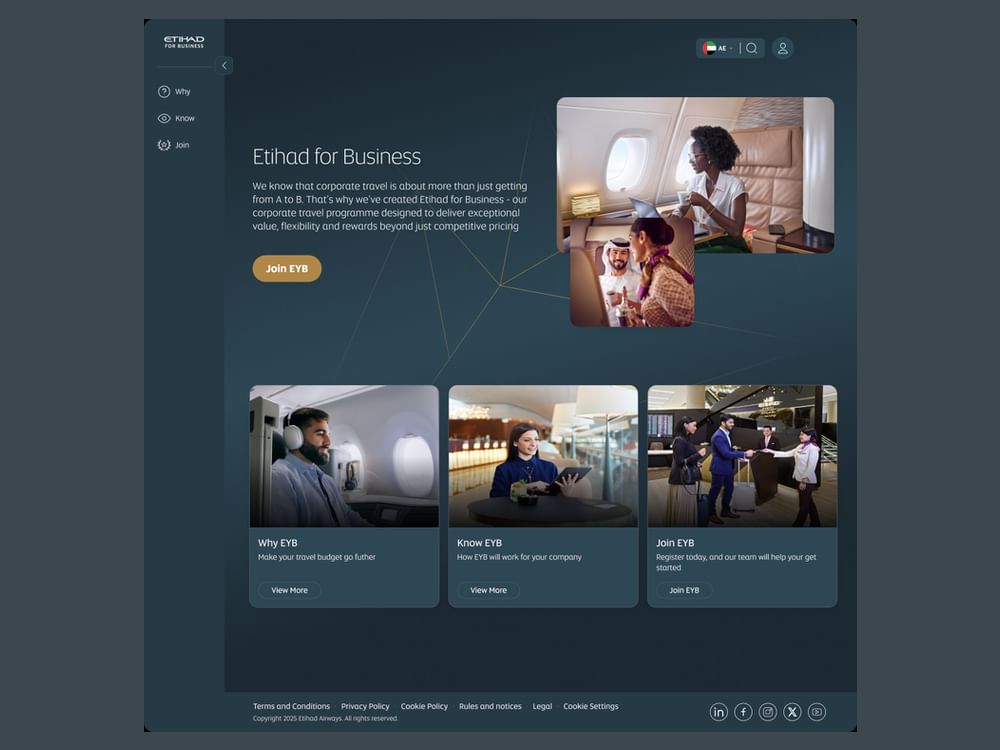 Etihad launches 'Etihad for Business' corporate portal