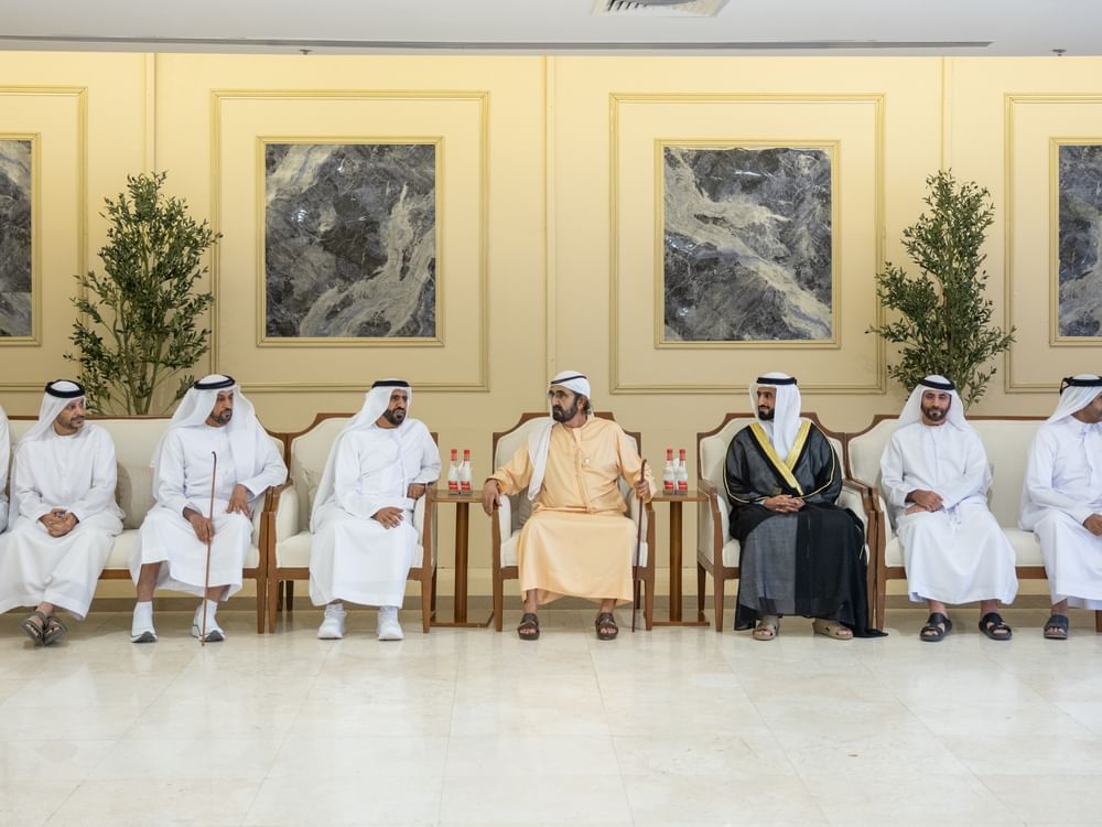 محمد بن راشد يحضر أفراح الفلاسي