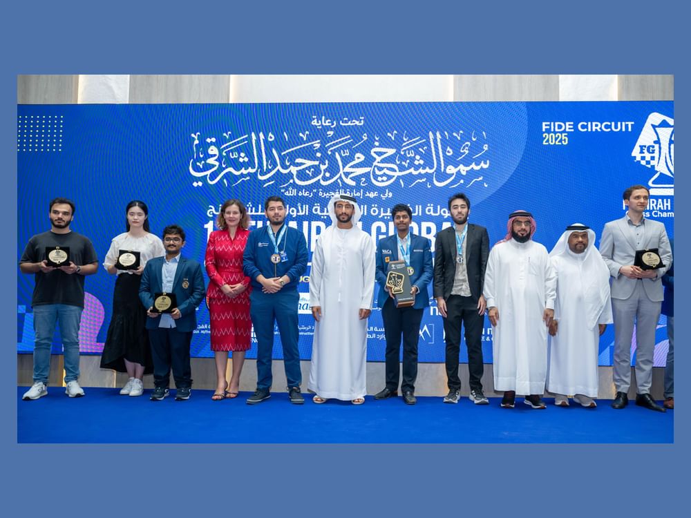 برعاية محمد الشرقي  .. اختتام بطولة الفجيرة العالمية الأولى للشطرنج بمشاركة دولية واسعة