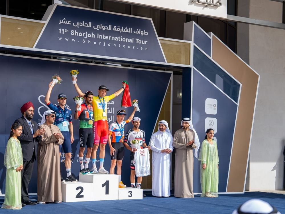 Haitham bin Saqr crowns Taaramäe Sharjah Tour stage two champion