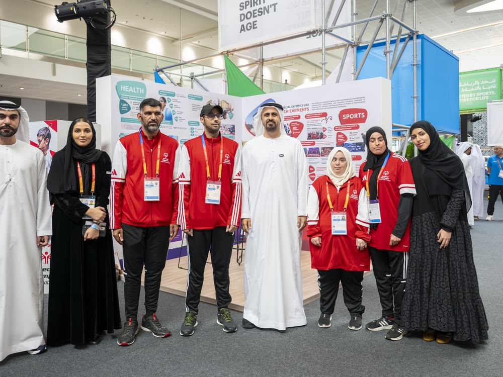 ذياب بن محمد بن زايد يشهد جانباً من فعاليات ألعاب الماسترز أبوظبي 2026