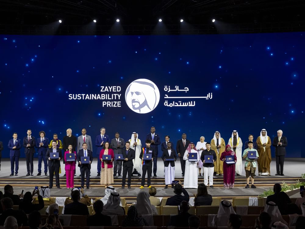 Le Prix Zayed pour la durabilité rend hommage à des pionniers mondiaux du progrès durable