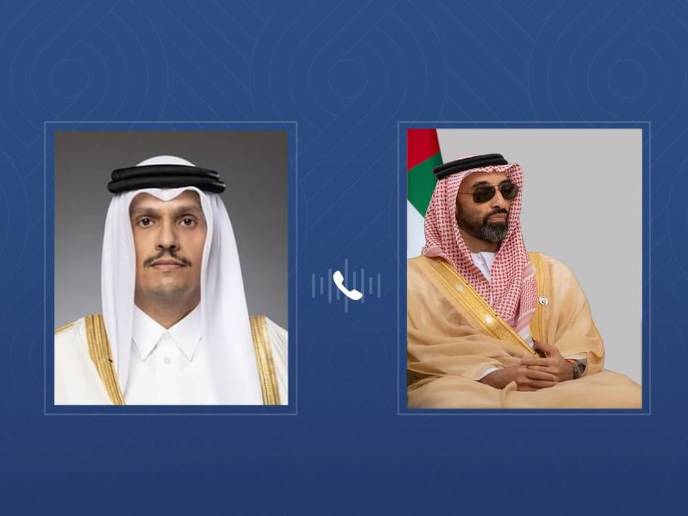 Tahnoon bin Zayed, Qatari Prime Minister discuss regional developments