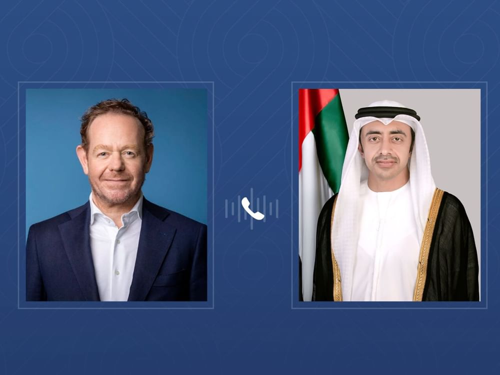 Abdullah bin Zayed, Dutch Foreign Minister discuss strengthening bilateral relations