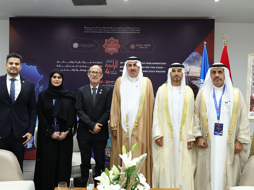 Saqr Ghobash, PARLATINO President discuss parliamentary cooperation