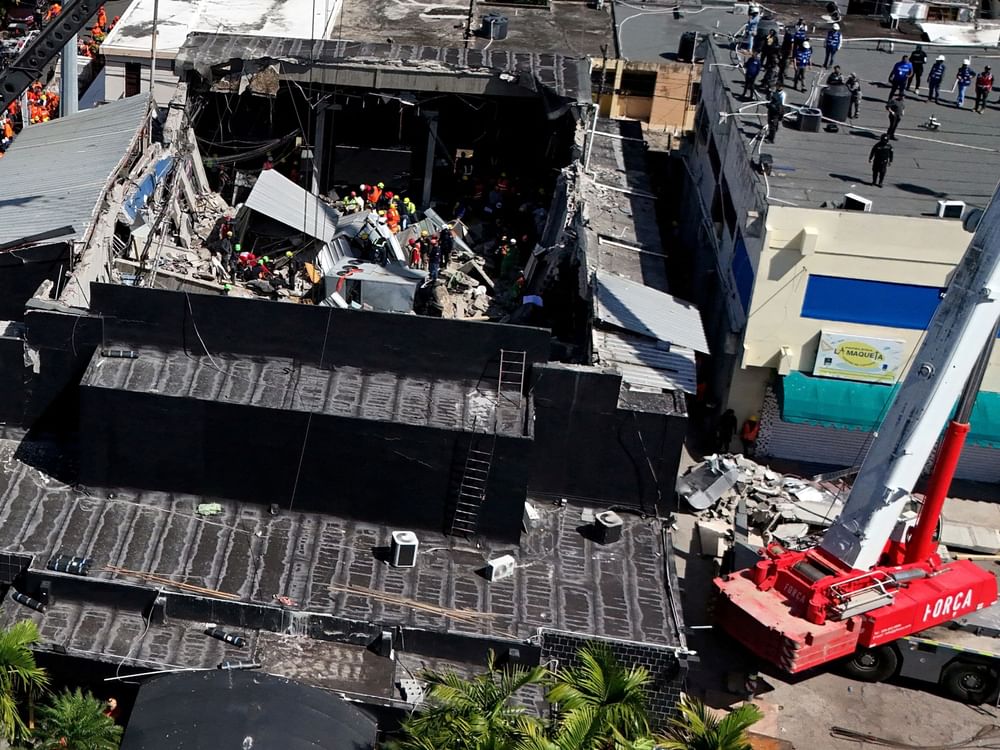 Building roof collapse leaves at least 184 dead in Dominican Republic