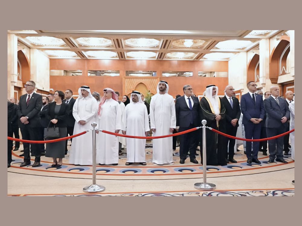 Bin Touq, Al Marar attend Algerian Embassy reception marking 70th anniversary of November revolution