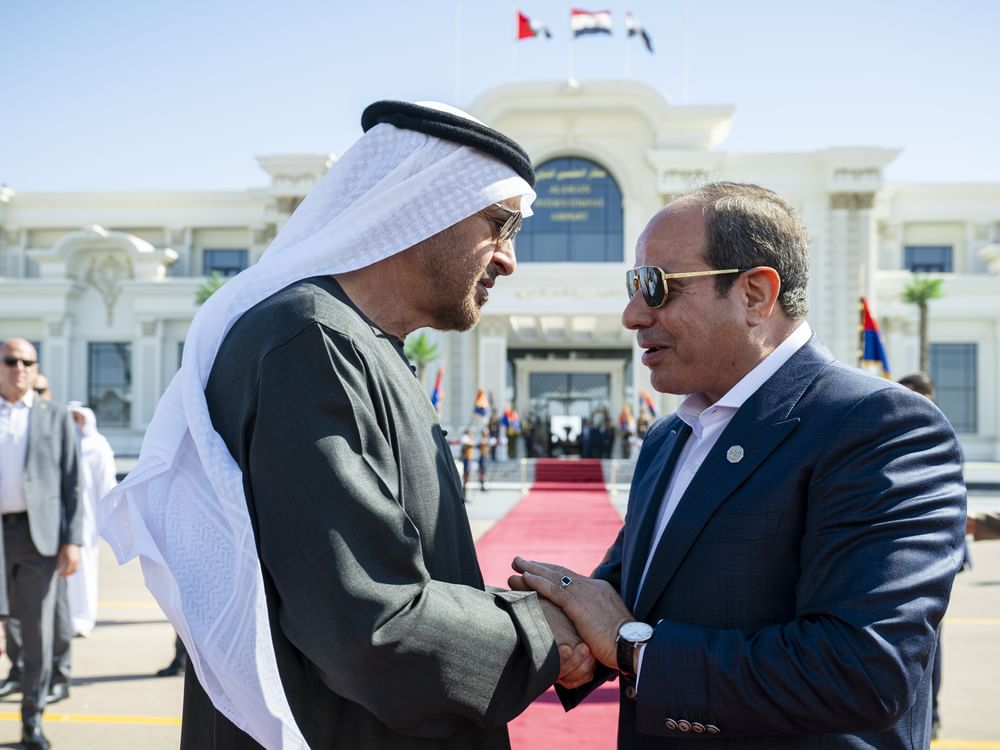 UAE President departs El Alamein at conclusion of fraternal visit to Egypt