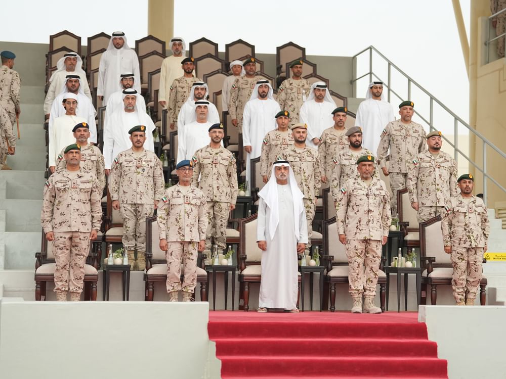 نهيان بن مبارك يشهد تخريج الدفعة الـ24 من مجندي الخدمة الوطنية