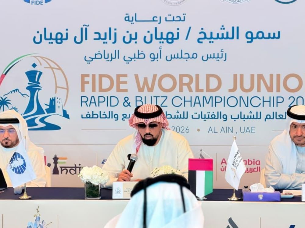 تحت رعاية نهيان بن زايد.. العين تستضيف بطولة العالم للشطرنج السريع والخاطف نوفمبر المقبل 