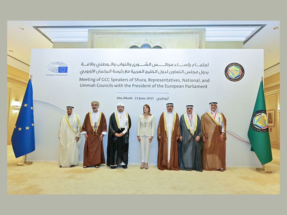 بيان مشترك لرؤساء المجالس التشريعية الخليجية والبرلمان الأوروبي