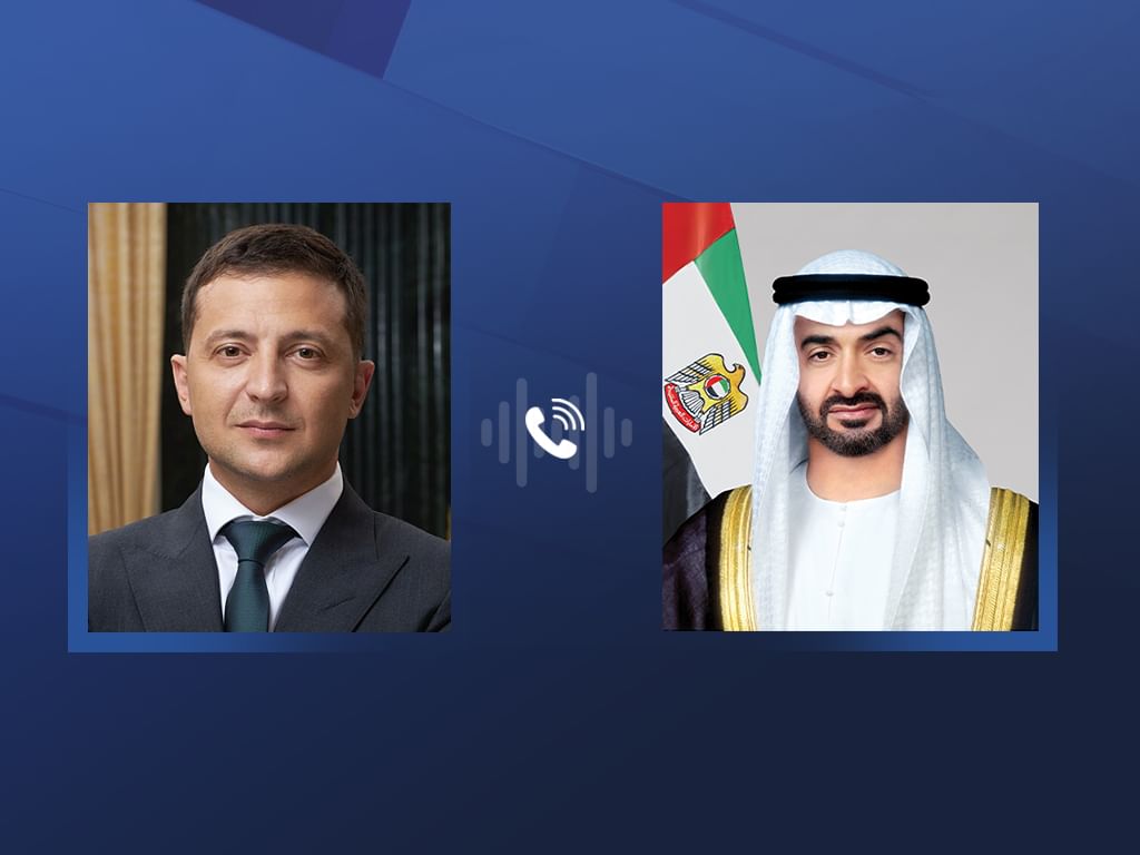 UAE President Receives Phone Call From Ukrainian President | Emirates ...