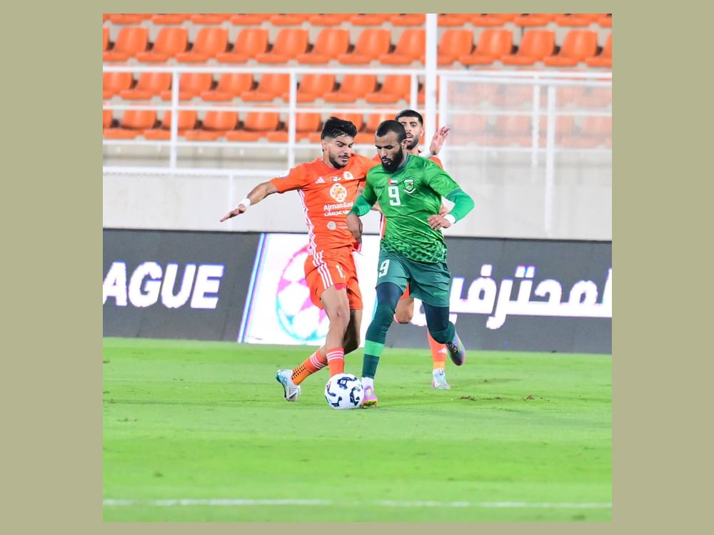فوز العروبة على عجمان في دوري أدنوك للمحترفين