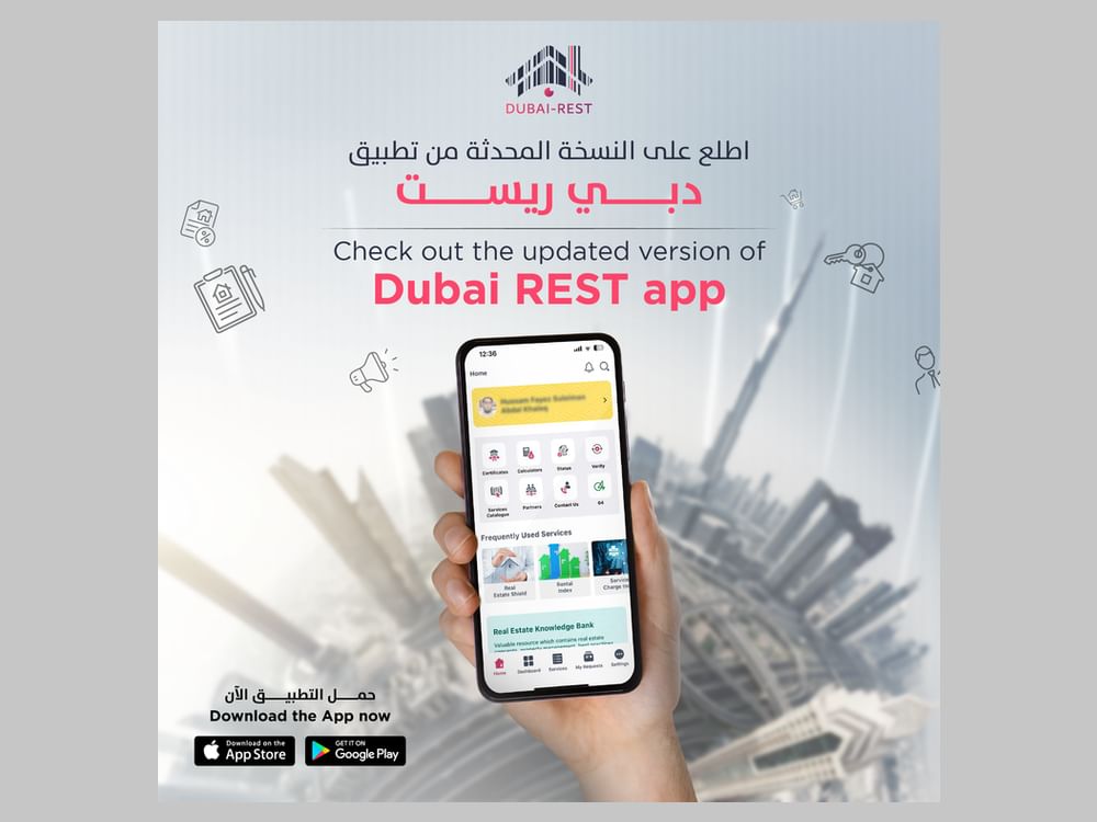 DLD launches updated ‘Dubai REST’ app with improved interface