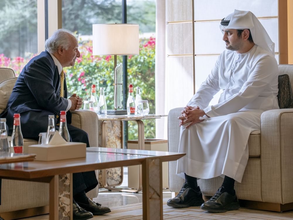 Maktoum bin Mohammed meets with Chairman of CLP Holdings, The Hongkong and Shanghai Hotels