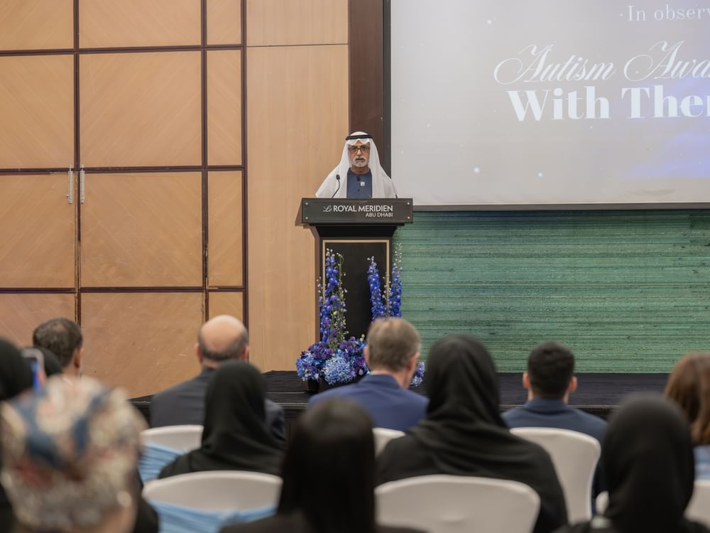 Nahyan bin Mubarak attends 'With Them in Blue' event, affirms UAE commitment to empowering People of Determination, social inclusion