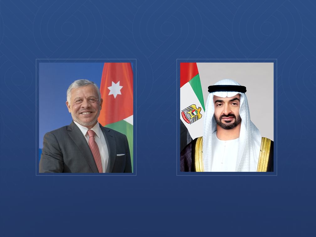 El presidente de Emiratos envía una carta al rey de Jordania sobre las relaciones bilaterales