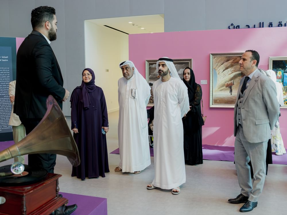 سالم بن عبد الرحمن القاسمي يشهد انطلاق معرض "مرايا العقل" للاحتفاء بإبداع الأشخاص ذوي الإعاقة