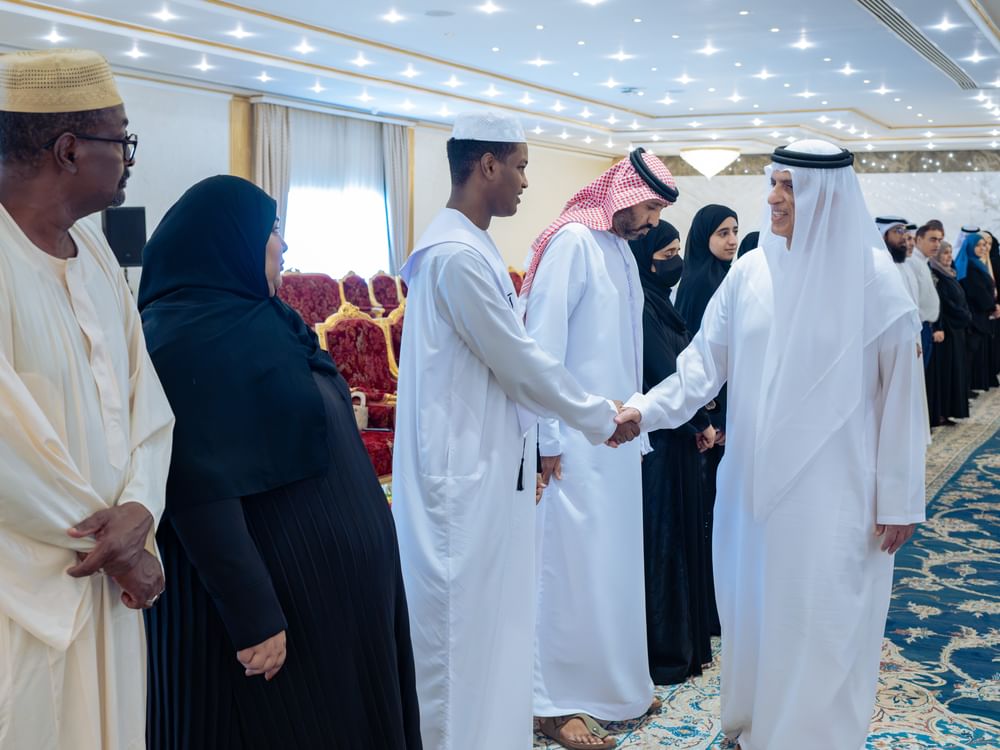 Saud bin Saqr receives Ras Al Khaimah’s top high school achievers for 2025-2026 academic year