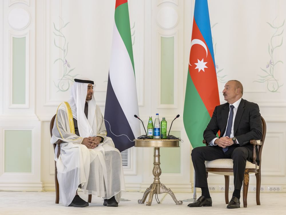 Президенты ОАЭ и Азербайджана встретились в Карабахе для обсуждения двусторонних отношений