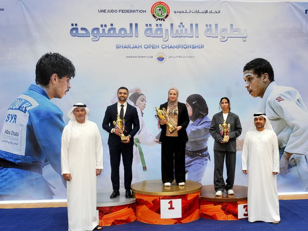 "كلباء لرياضة المرأة" و"الفجيرة للفنون القتالية" يتصدران بطولة الشارقة للجودو