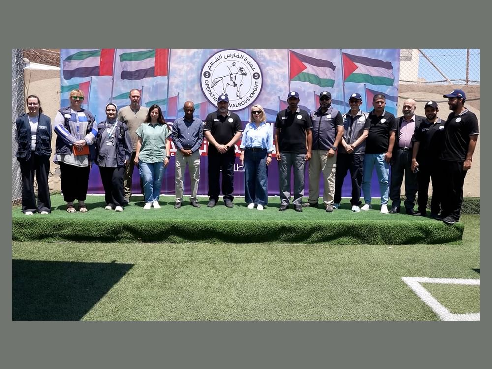 المستشفى الميداني الإماراتي في غزة يستقبل وفداً من مكتب الأمم المتحدة لتنسيق الشؤون الإنسانية