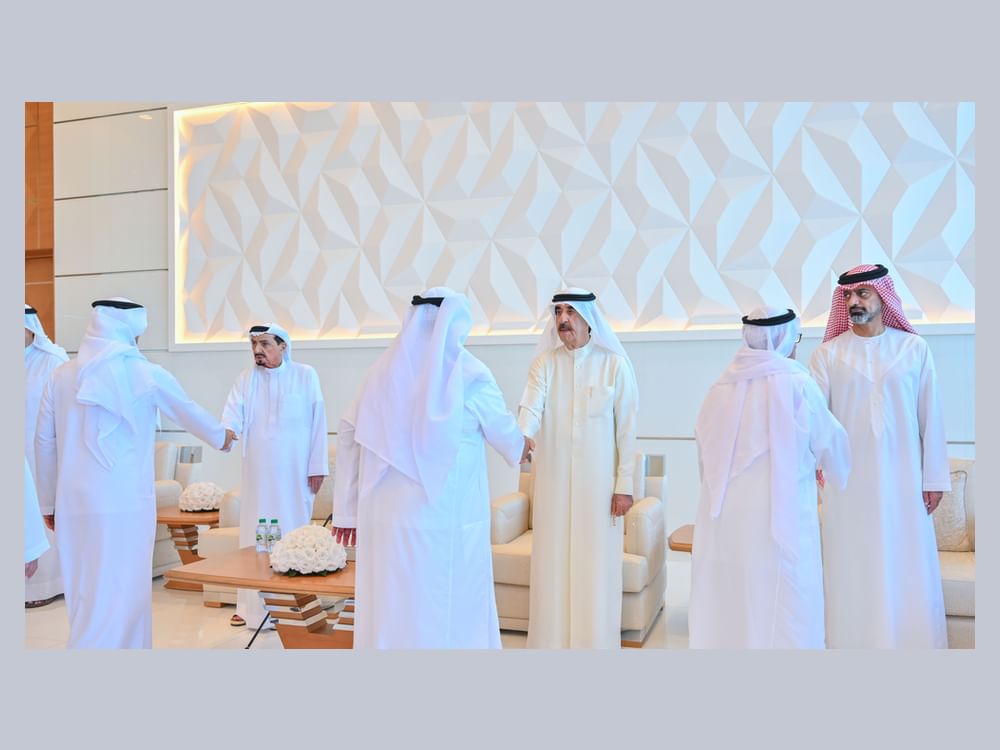 Ajman Ruler condoles UAQ Ruler on passing away of his mother